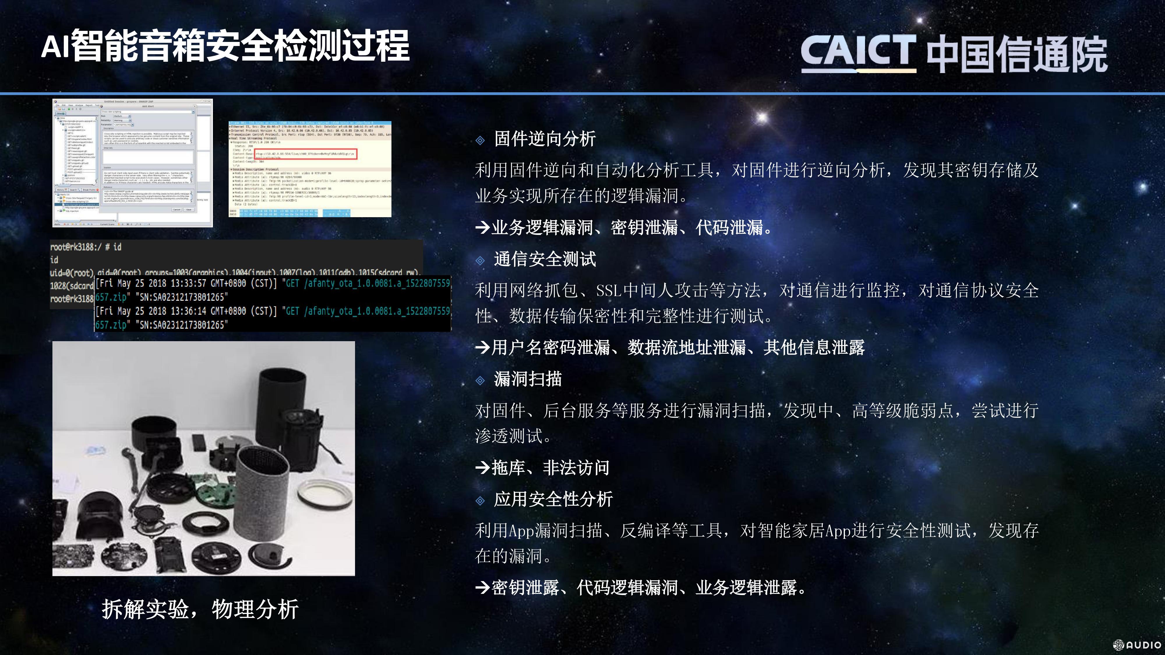 中国信息通信研究院 高级工程师 刘陶博士 《AI智能音箱信息安全风险与评测解读》PPT下载-我爱音频网