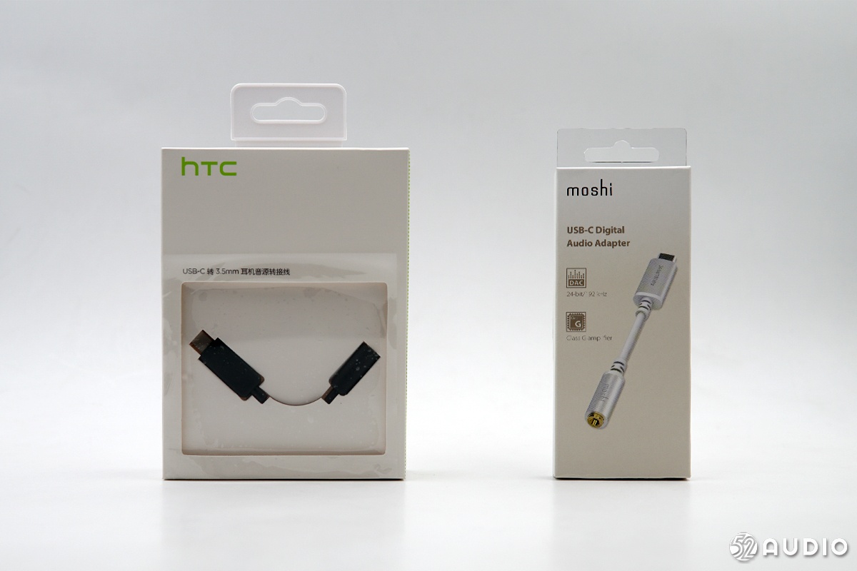两款USB Type-C音频转换器体验：HTC USB-C to 3.5mm、Moshi摩仕Type-C音频转换器-我爱音频网