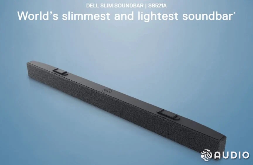 戴尔条状音箱Soundbar发布，超薄、超轻可磁力吸附设计-我爱音频网