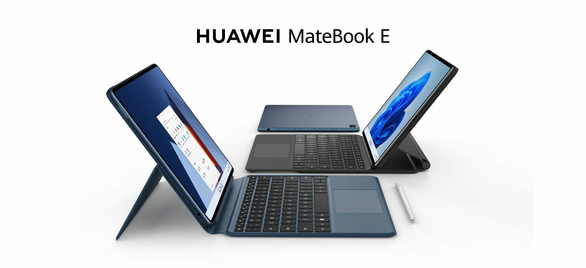 华为MateBook E二合一笔记本正式发布，全新升级的外观设计，创新滑轨键盘