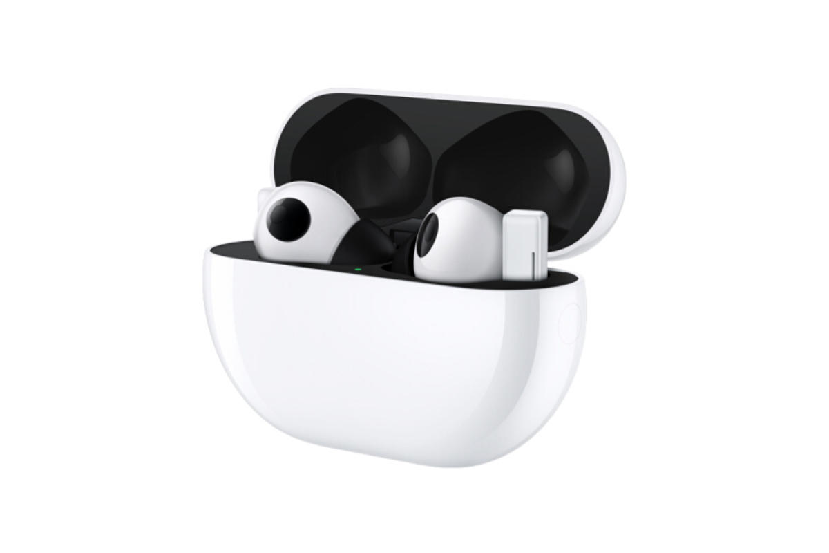 华为FreeBuds Pro“熊猫色”墨韵白上市，支持无线充电，售价749元-我爱音频网