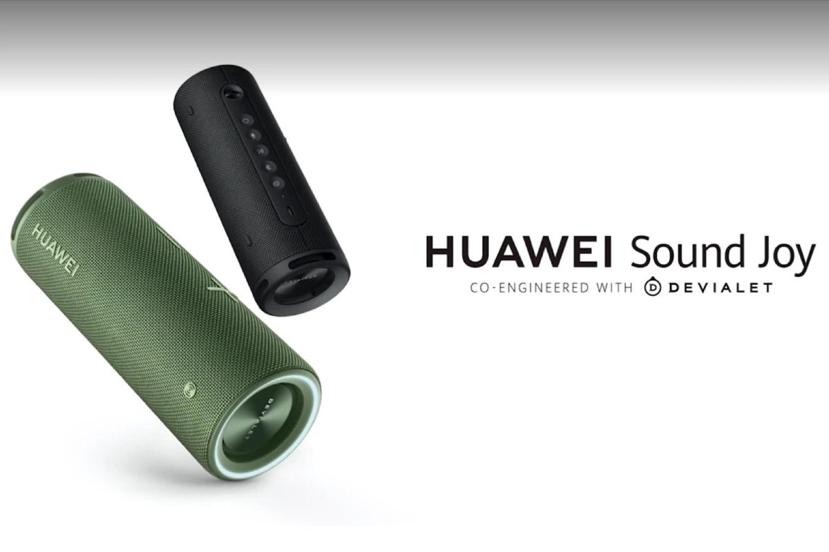 华为首款便携式音箱Sound Joy正式发布，支持组合立体声，联合帝瓦雷设计